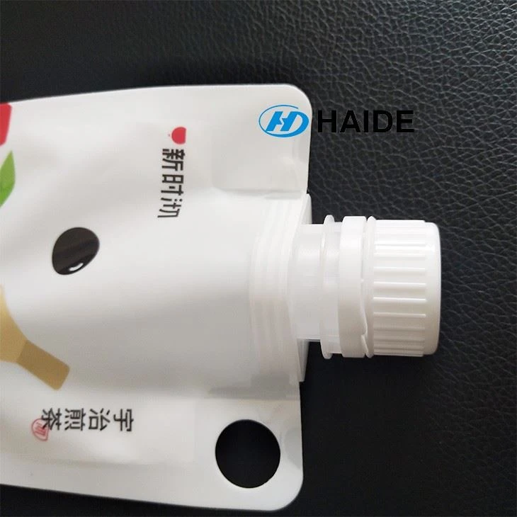255ml Clear Transparent Small Spout Pouch With Round Corner And Hole